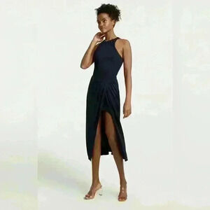 NEW! Cinq a Sept Lezlie Jersey Sleeveless Racerback Midi Dress